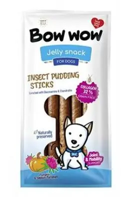 Ověřený Bow wow Klobásy s hmyzem, kolagenem, dýní,ostropestřec 6ks