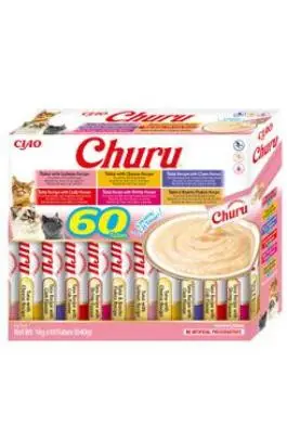 Nejlepší Volba Churu Cat BOX Tuna Variety 60x14g