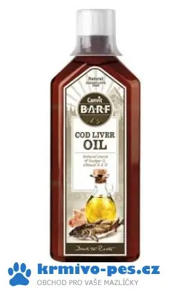 Zlevněný Canvit BARF Cod Liver Oil 500ml