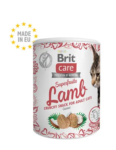 Objednat Nyní Brit Care Cat Snack Superfruits Lamb 100g