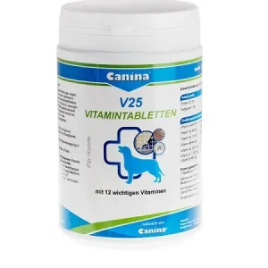 Vrácení Zdarma Canina V25 Vitamin Tabs 700g (210tbl.)