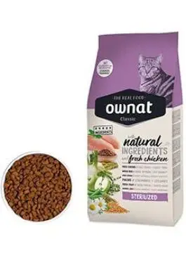 Značkový OWNAT CLASSIC CAT Sterilized 15kg