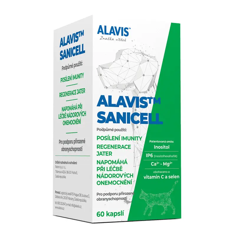 Nízká Cena Alavis Sanicell pro psy a kočky 60tbl