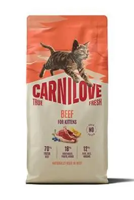 Carnilove Cat True Fresh Dry Beef Kittens 6kg Cenově Výhodný