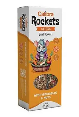 Calibra Rockets Sticks Small rodents Vegeta&Nuts 120g Značkový