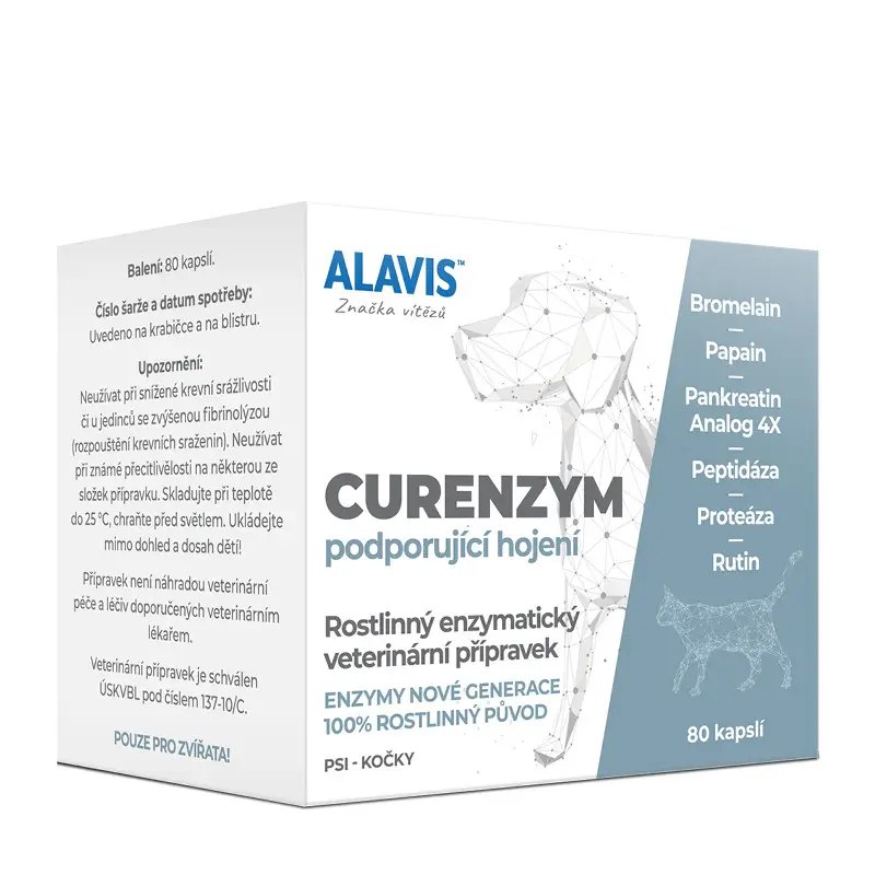 ALAVIS CURENZYM ENZYMOTERAPIE 80 KAPSLÍ Akční Nabídka