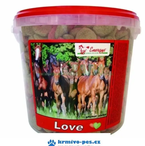 Autentický Krmivo pro koně ENERGYS Love pochoutka 2kg