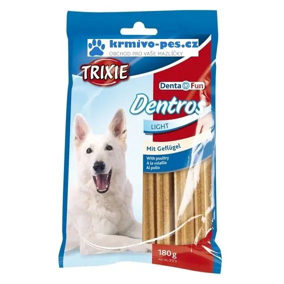 Dentafun DENTROS Light kuřecí tyčky pes 180g TR Oblíbený