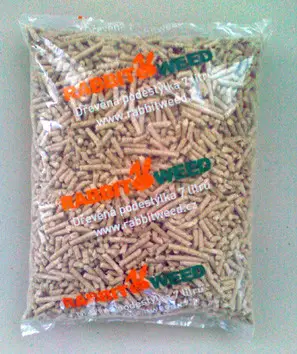 Podestýlka dřevěná měkká smrk. RabbitWeed 30 L/13kg Expresní Doručení