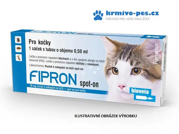 Akce Fipron 50mg Spot-On Cat sol 3x0,5ml