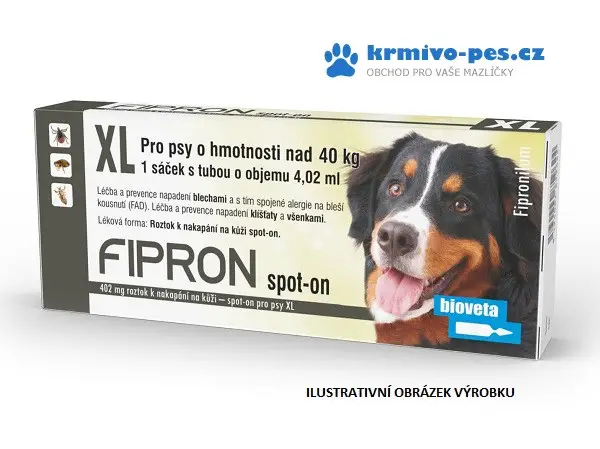 Fipron 402mg Spot-On Dog XL sol 3x4,02ml Cenová Bomba