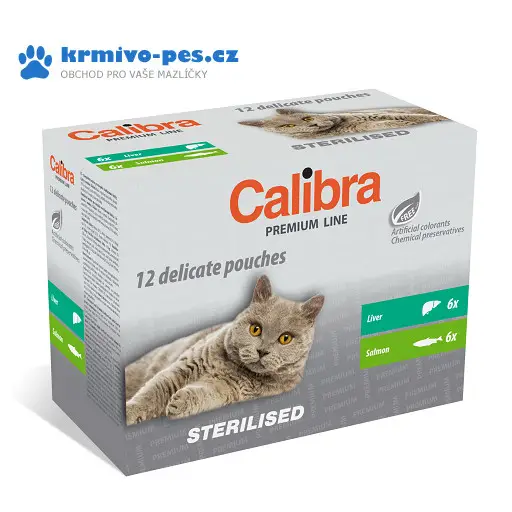 Calibra Cat kapsa Premium Sterilised multipack 12x100g Přímo Od Výrobce