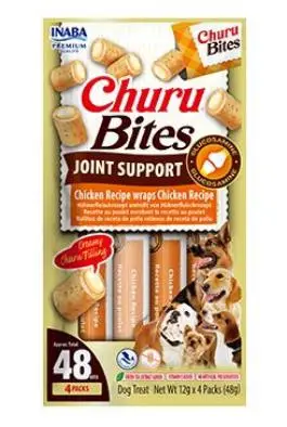 Horká Nabídka Inaba Churu Bites Joint Support dog snack kuře 4 x 12 g