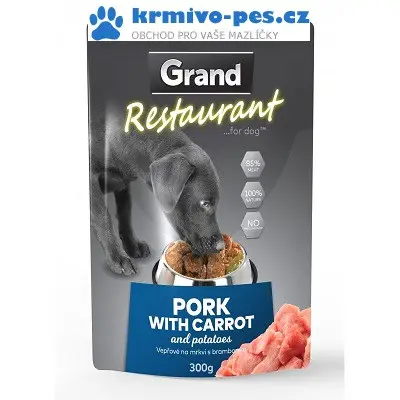 GRAND kapsa deluxe Restaurant Vepřové na mrkvi 300 g Dokud Zásoby Vydrží