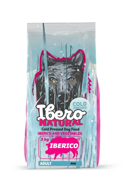 Ibero COLD PRESSED dog adult SMALL IBERICO 3kg Novinka