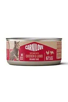 Carnilove Cat Can Paté Chicken&Lamb 100g Kup Teď