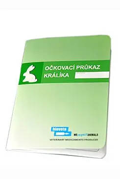 Očkovací průkaz králík Bioveta 1ks Jen Po Omezenou Doba