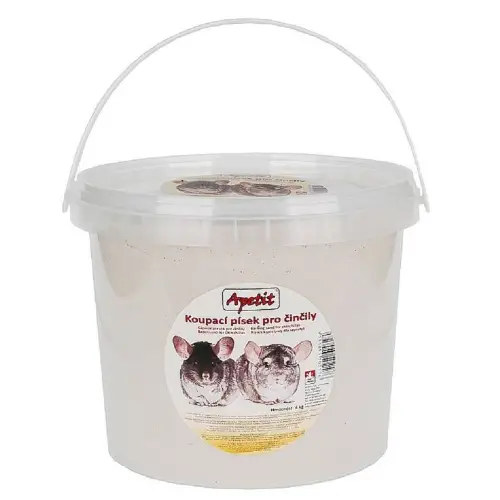 Apetit písek pro činčily, kbelík 4kg Vrácení Zdarma