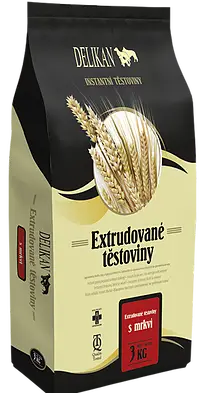 Aktuální Těstoviny instantní + mrkev pro psy 3kg