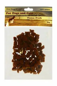 Pochoutka Tuňákové kostky měkké 80g Top Prodej