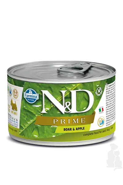 Speciální Cena N&D DOG PRIME Adult Boar & Apple Mini 140g
