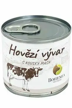 Oblíbený BOHEMIA Vývar Hovězí s kousky masa 140ml