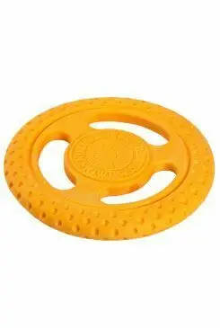 Hračka pes FRISBEE MAXI plov. z TPR oranžová Kiwi Autentický