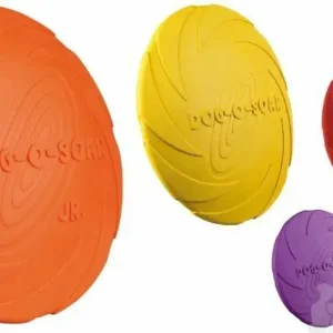 Hračka pes Létající talíř MINI Mix barev 15cm TR Časově Omezené