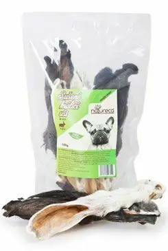 Horká Nabídka NATURECA pochoutka Králičí uši se srstí 100g