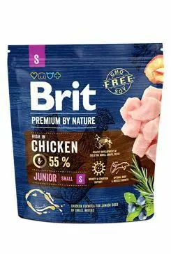 Brit Premium Dog by Nature Junior S 1kg Horká Nabídka