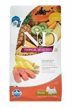 N&D TROPICAL SELECTION DOG Adult Mini Salmon 1,5kg Nejlepší Cena