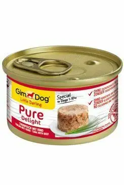 GimDog Pure Delight konz. tuňák&hovězí 85g Levný