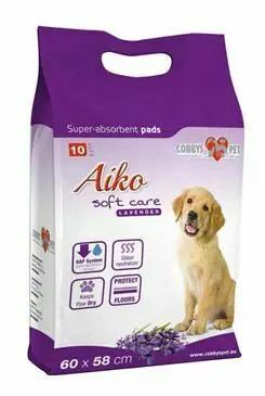 Podložka absorb.pro psy Aiko Soft Care Lav.60x58cm10ks Zlevněný
