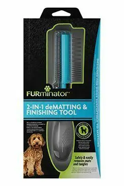 Vrácení Zdarma FURminator hřeben 2v1 deMatting&Finishing Tool pro psy