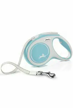 Vodítko FLEXI Comfort New M pásek 5m/25kg sv.modrá Značkový
