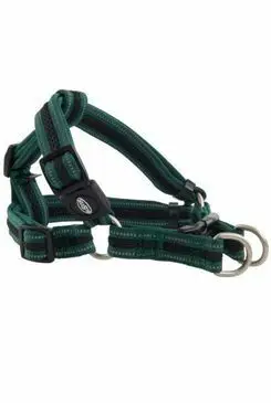 Tovární Cena Postroj BUSTER Airmesh reflexní S, 20mm zelený