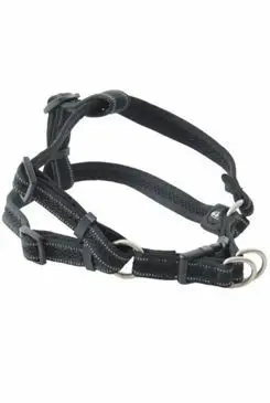 Autentický Postroj BUSTER Airmesh reflexní M, 25mm černý