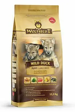 Wolfsblut Dog Puppy Large Breed Wild Duck 12,5kg Levný