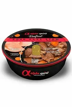 Alpha Spirit Real Food Pork Ears 280g Pouze Dnes