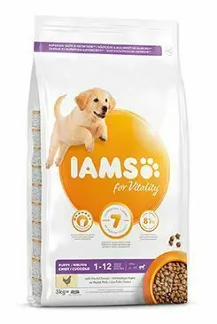 Iams Dog Puppy Large Chicken 3kg Novinka