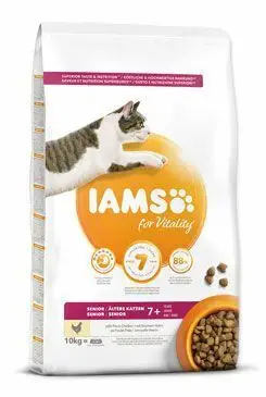 Novinka Iams Cat Senior Chicken 10kg
