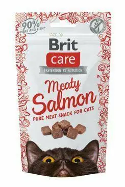 Bezpečná Platba Brit Care Cat Snack Meaty Salmon 50g