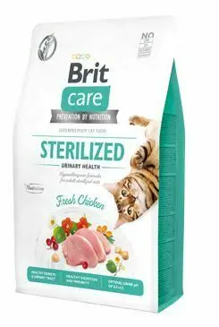 Výhodná Nabídka Brit Care Cat GF Sterilized Urinary Health 2kg
