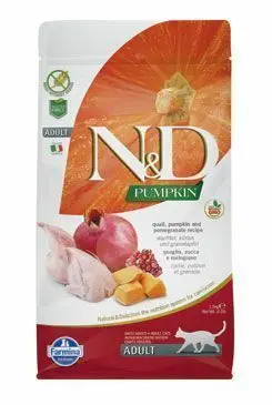 N&D Pumpkin CAT Quail & Pomegranate 5kg Dokud Zásoby Vydrží