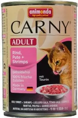 Speciální Cena Animonda kočka CARNY konz. Adult hov/krůta/ráčci 400g