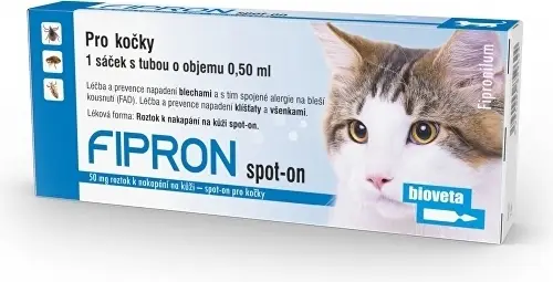 Přímo Od Výrobce Fipron 50mg Spot-On Cat sol 3x0,5ml