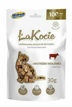 Výhodná Nabídka Pochoutka mrazem sušené Hovězí játra pro kočky 30g