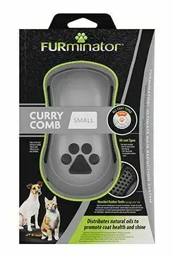 Autentický FURminator hřeben Curry Comb Small pro kočky, malé psy