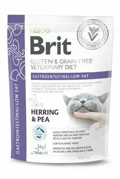 Brit VD Cat GF Gastrointestinal-Low fat 400g Rychlé Dodání
