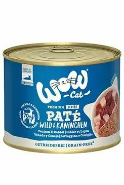 Aktuální WOW Cat konz. Senior Paté zvěřina s králíkem 200g